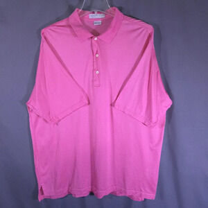 Martin Timeless as the Game Polo Shirt Pink 100% Pima Cotton XX Large Preppy‎